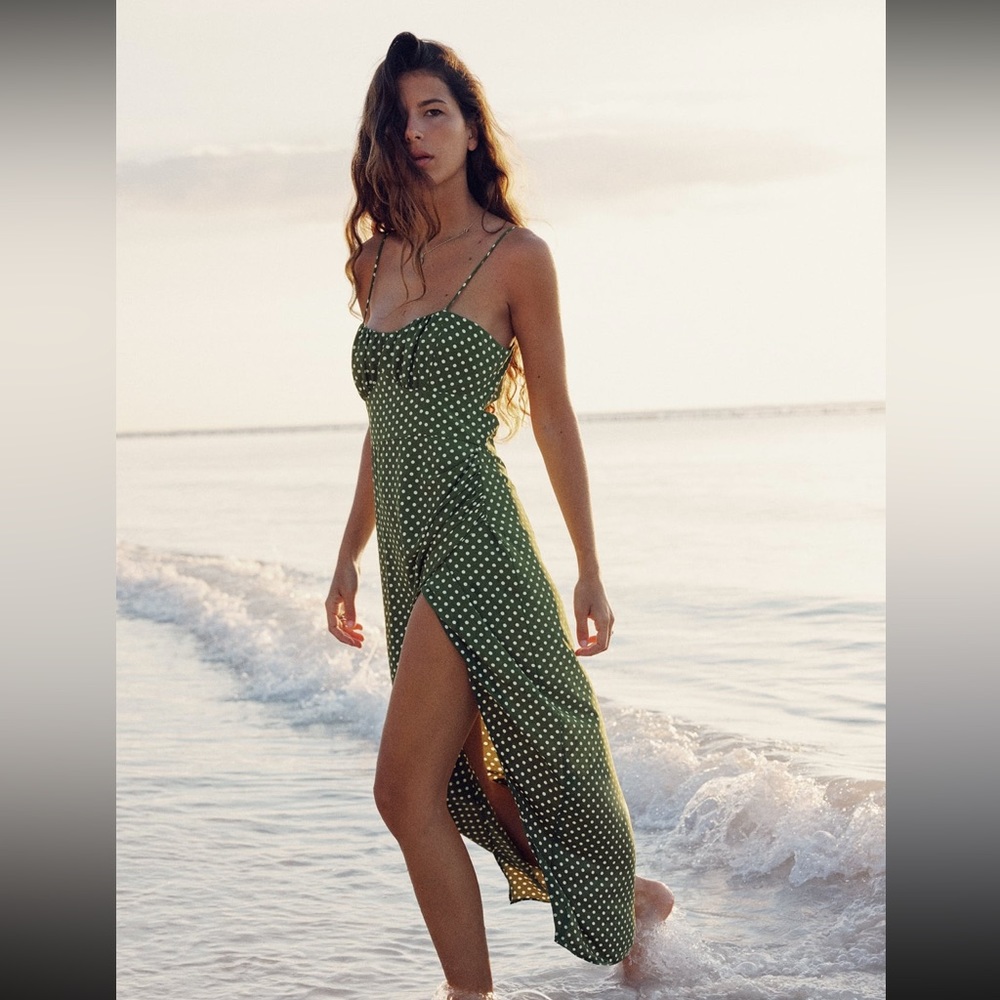 Printed corset style dress